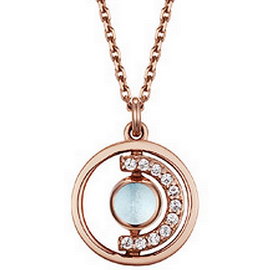 세정 디디에두보 3월 탄생석 아쿠아마린드봉디디 목걸이_JDRNRWS123L