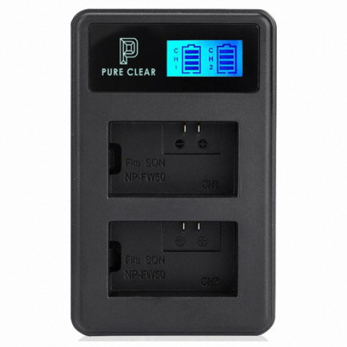 퓨어클리어  SONY NP-FZ100 호환 LCD 듀얼충전기