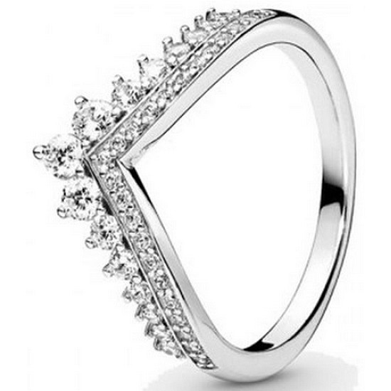 프린세스  판도라   위시본 반지 197736CZ