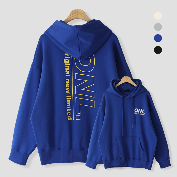 MNC 세로레터링 사계절 후드티  MDHD513NL