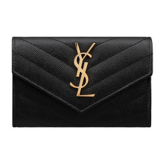 생로랑 모노그램 엔벨로프 플랩 카드지갑_414404 BOW01 1000