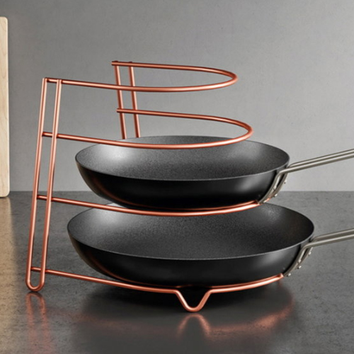 메탈텍스  코퍼 후라이팬 정리대 4단