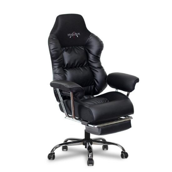 동서가구  GC블랙 레그서포트 침대형 가죽의자