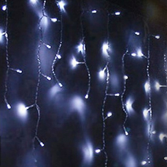 아리  LED 점멸 일체형 고드름 트리전구 100구