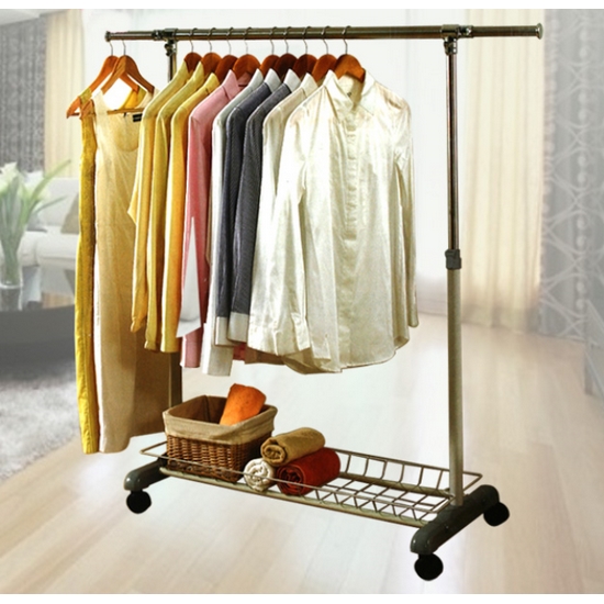 업그레이드 이동식 선반행거 1단 B