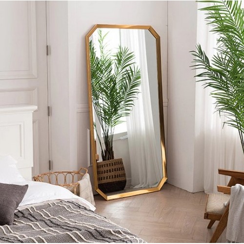 삼익가구  골드 팔각 거울
