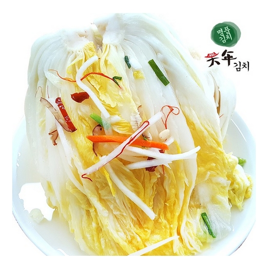 천년김치 백김치5kg/배추포기김치/환자식유아식 반찬