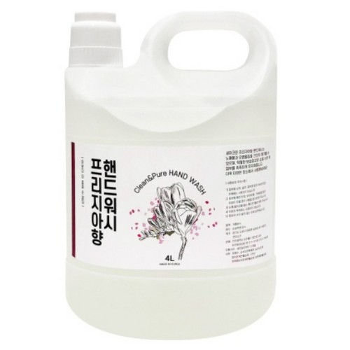 세이크린 낫띵배럴 연이02 프리지아향 거품비누 4000ml