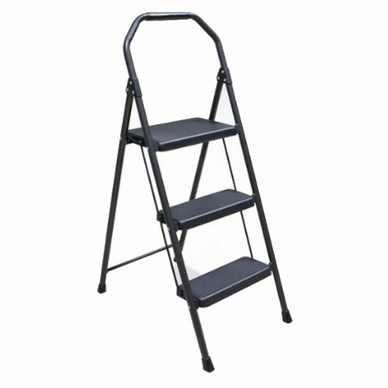 에이치앤에스  접이식 사다리 3단 티타늄블랙