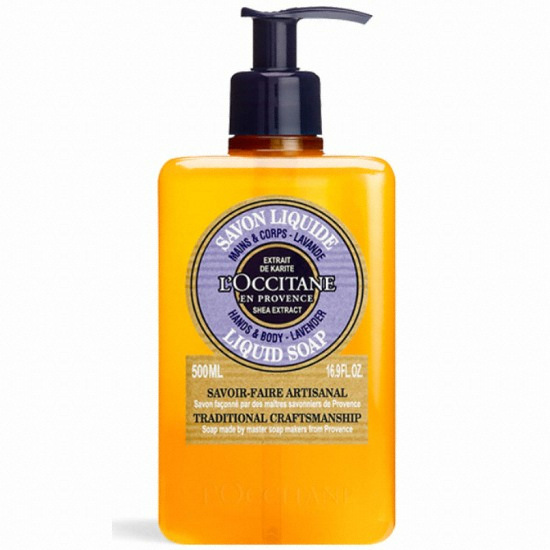 록시땅 시어 라벤더 핸즈 앤 바디 리퀴드 솝 500ml