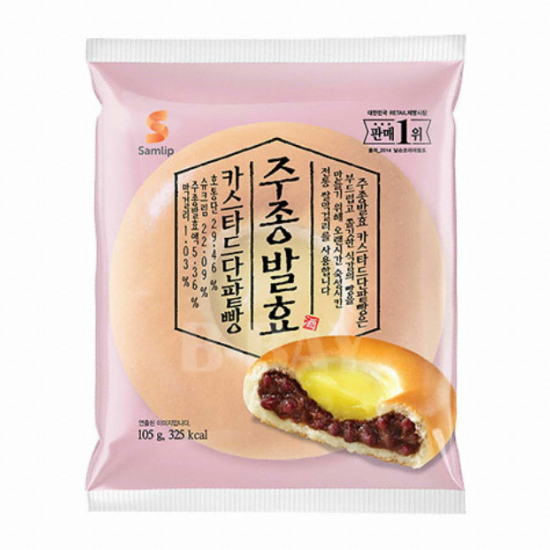 SPC삼립  삼립 주종 카스타드 단팥빵 105g x 10봉