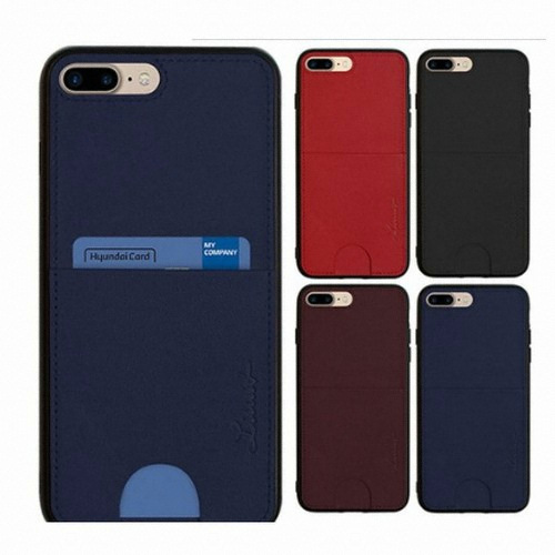 리미트  갤럭시노트8 천연가죽 슬림 카드 범퍼 케이스