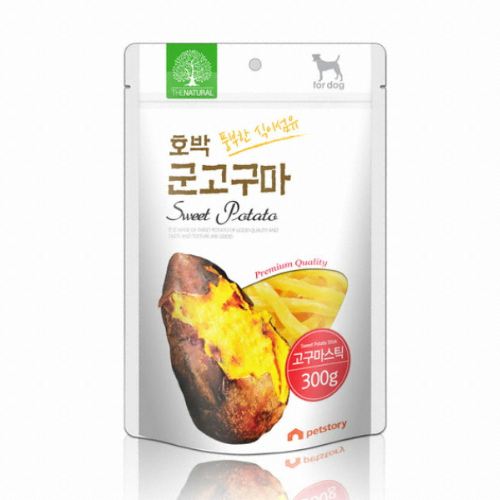 펫스토리 더내추럴 호박 군고구마 스틱 300g