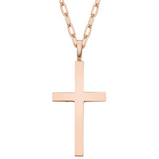티르리르  14K PINK GOLD 십자가목걸이-TNSK4P20563M