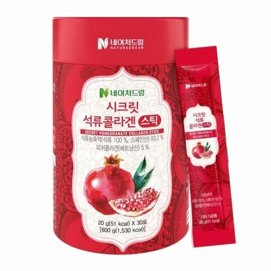네이처드림 시크릿 석류콜라겐 젤리 스틱 20g 30포