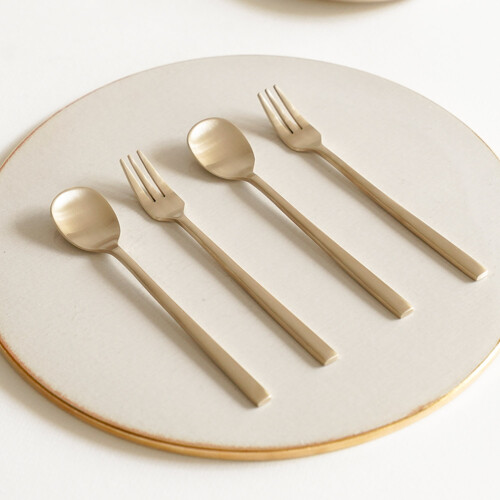 놋담 유기 달 티스푼 + 티포크