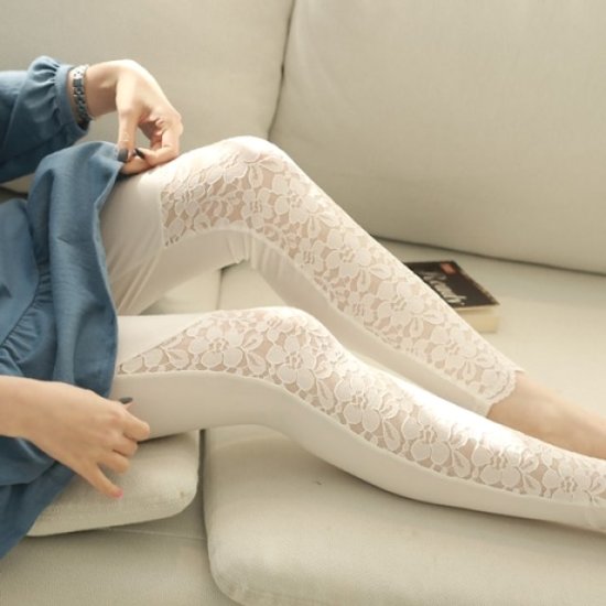 웬디즈갤러리 바비카 세미 레이스 레깅스_UPT008