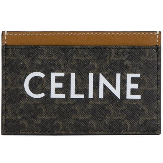 셀린느 트리오페 로고 카드지갑_10B702 CLY 04LU