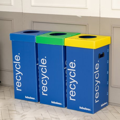 시즈세븐 FABULOUS 리사이클 폴드 분리수거함 60L