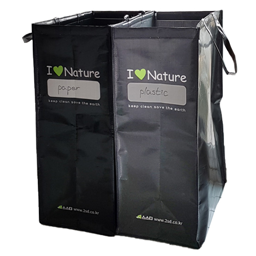 스스디  다용도 타포린백 분리수거함 62L