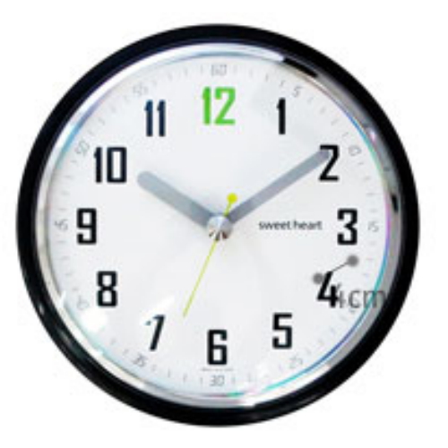 스위트하트  블랙포인트욕실시계