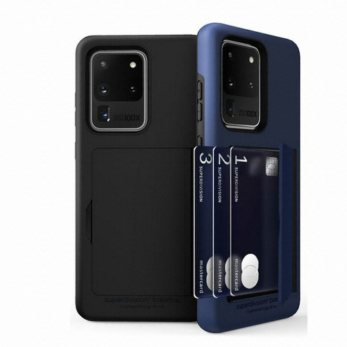 슈퍼디비전  갤럭시S20 울트라 밸런스 카드 범퍼 하드 케이스
