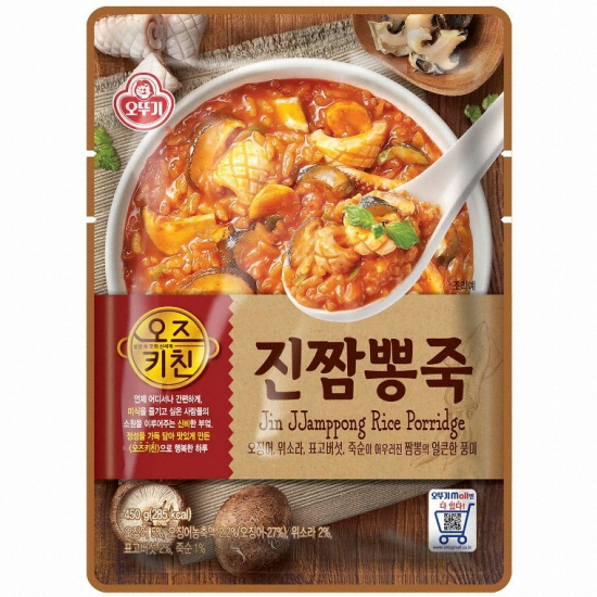 오뚜기  오즈키친 진짬뽕죽 450g