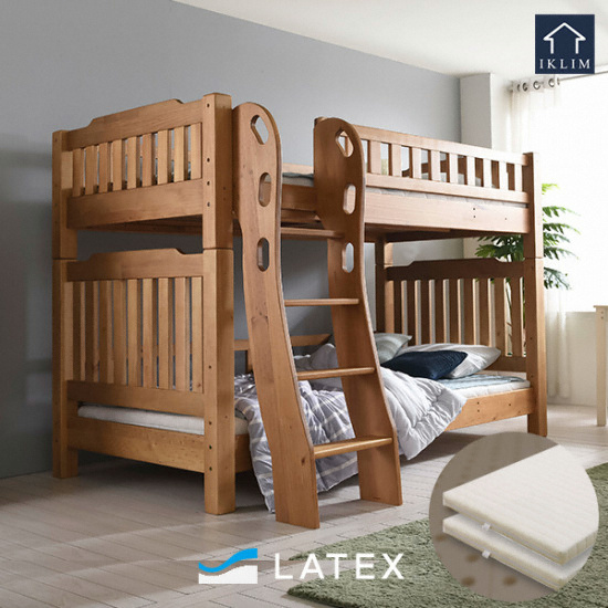 더끌림퍼니처 클래식 분리형 원목 2층침대 SS