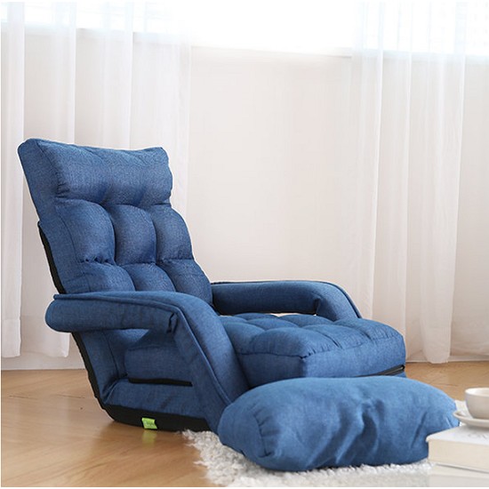 블루밍홈 루카 등받이 패브릭 좌식소파 1인용