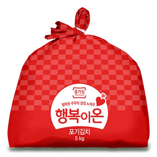 대상 종가 행복이온 포기김치 5kg