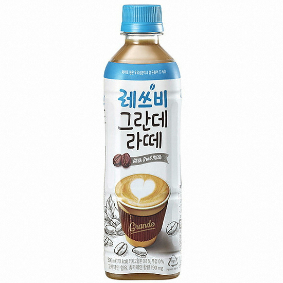 롯데칠성음료 레쓰비 그란데 라떼 500ml