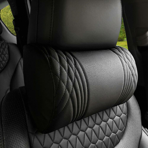 엑스원  아칸 레더 플레어 메모리폼 목쿠션