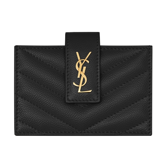 생로랑 모노그램 아코디언 카드지갑_607907 BOW01 1000