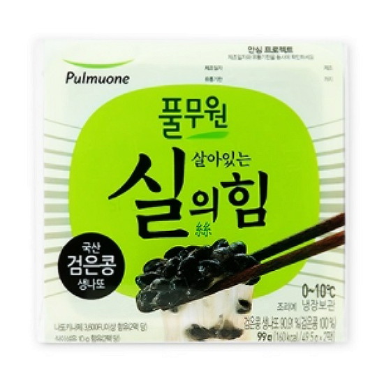 풀무원 살아있는 실의 힘 검은콩 생나또 49.5g