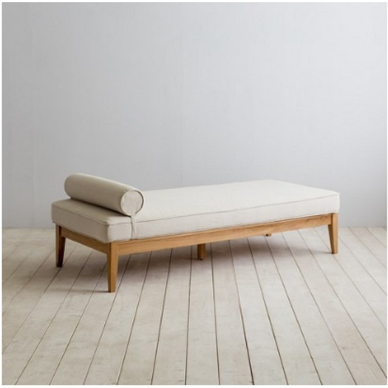 장미맨숀 해나 데이베드 패브릭 소파 3인용