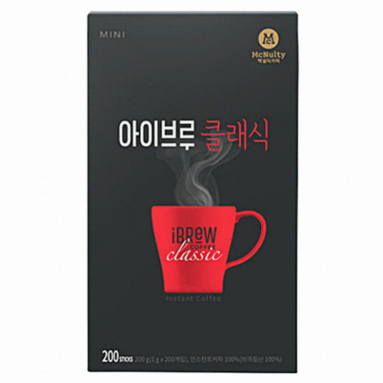맥널티  아이브루 클래식 200개입