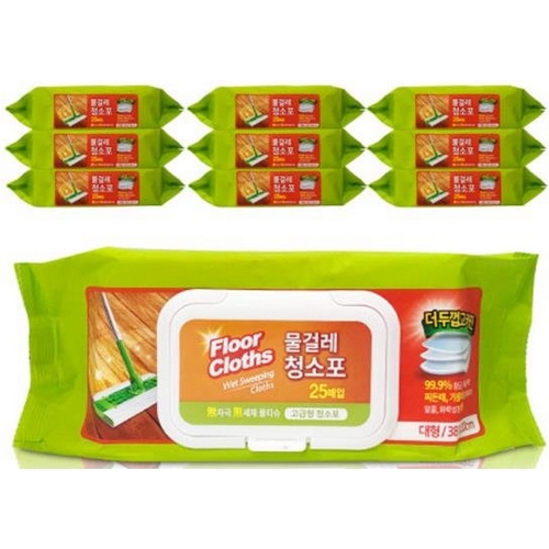 샤인  고급형 물걸레 청소포 대형 25매