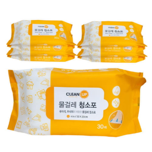 장원  클린업 물걸레 청소포 30매