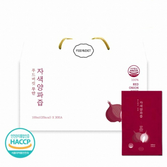 참들식품 푸드버킷 무안 자색양파즙 100ml 90포