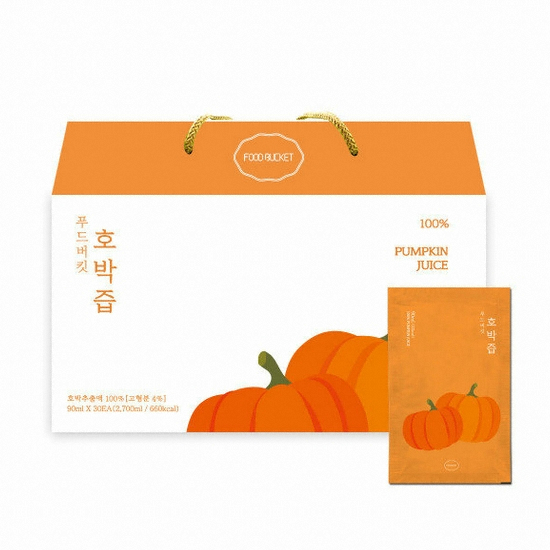 참들식품 푸드버킷 늙은 호박즙 90ml 60포