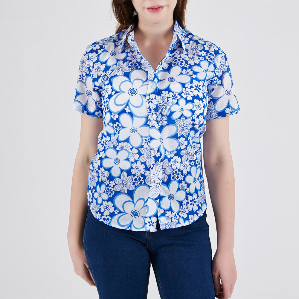 필골드 고속도로 로망스 반팔 프린트 셔츠 RGKS4001 단체복 자