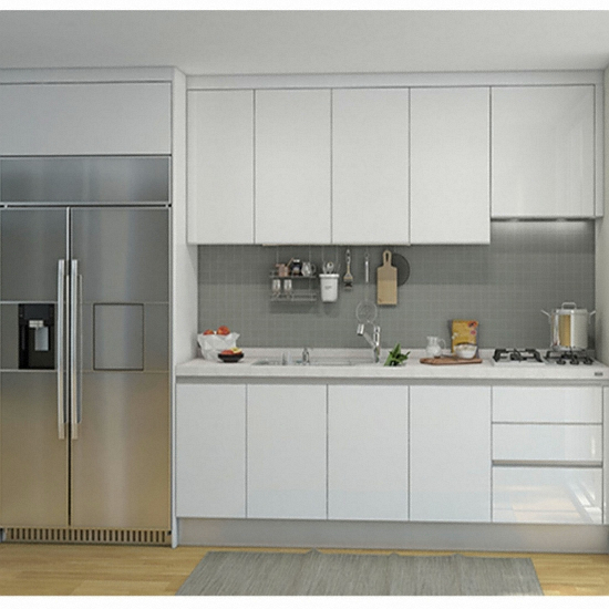 한샘  프리모S ㅡ자 냉장고장형+전기쿡탑