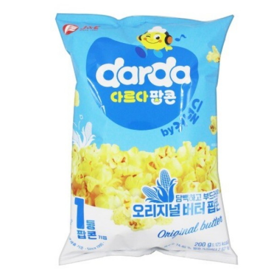 제이앤이  커널스 커널스 오리지널 버터팝콘 200g 스낵 대봉 대용량