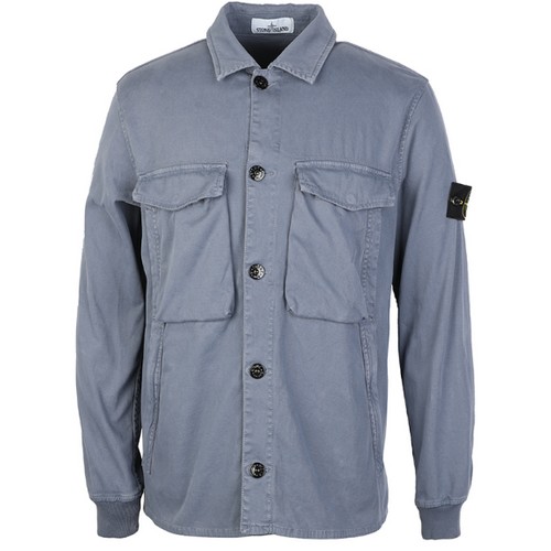 스톤아일랜드 711513002 V0024 와펜 올드 이펙트 오버 셔츠 자켓