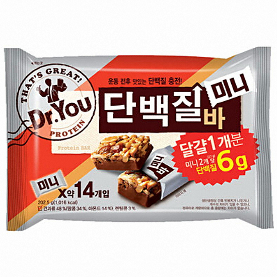 닥터유 단백질바 미니 202.5g