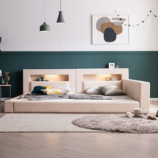 삼익가구 하벤 밸런스 LED 패밀리침대 SS+SS