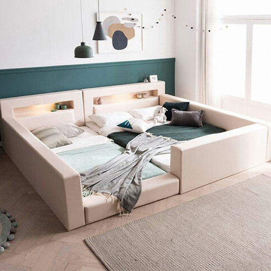 삼익가구 하벤 벙커형 LED 패밀리침대 SS+Q