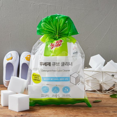 3M 스카치브라이트 무세제 큐브 클리너 16개입