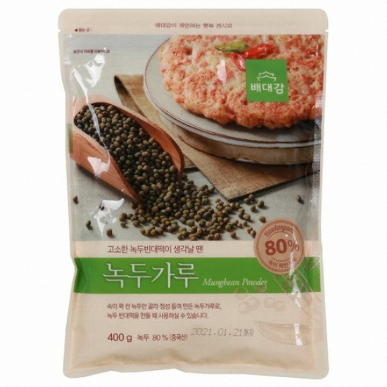 늘푸른 배대감 녹두가루 400g