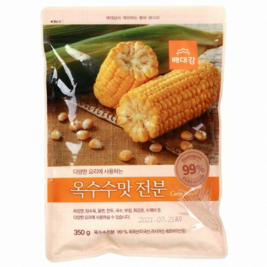 늘푸른 배대감 옥수수맛 전분 350g
